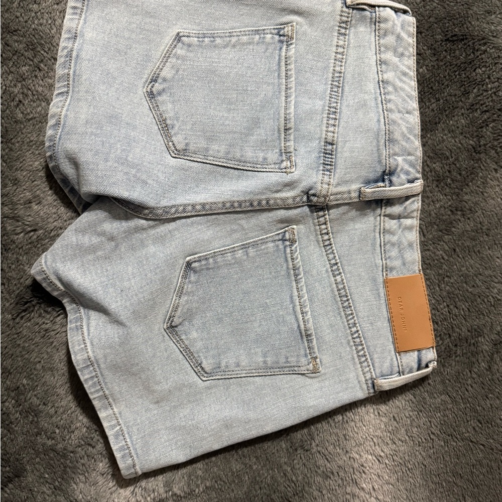 Dear John Light Blue Jean Shorts